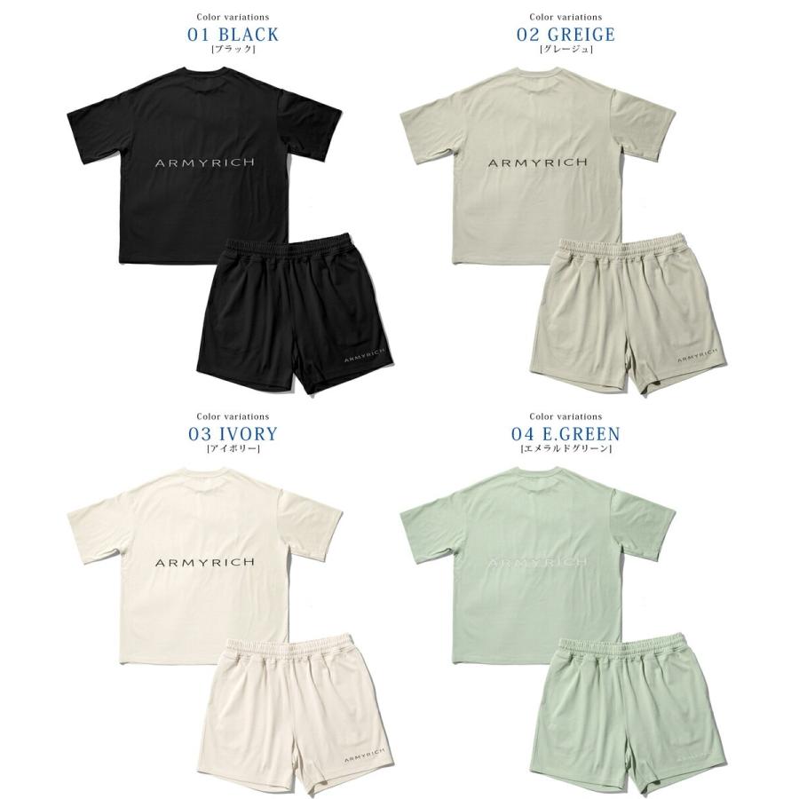 セットアップ メンズ 春夏 夏服 半袖 Tシャツ ハーフパンツ ショート