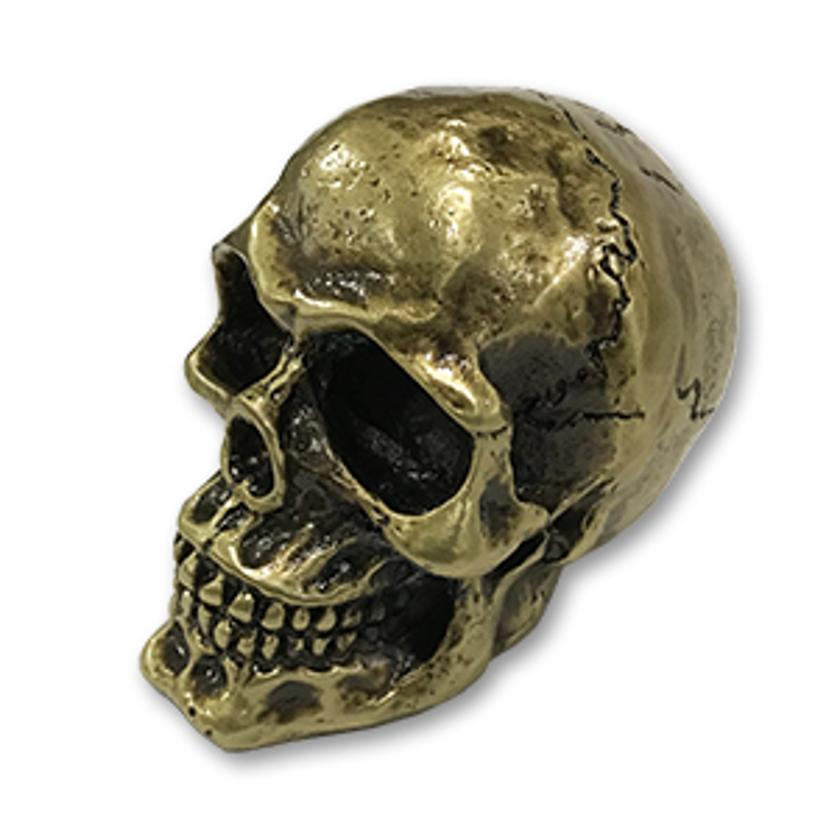 髑髏 ガイコツ スカル 骨 ドクロ スケルトン ブラス 真鍮 シフター