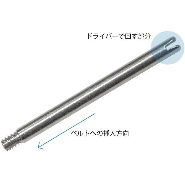 ロレックス対応 駒ネジ ネジピン バラ 1サイズ5本入り DE-658 時計部品