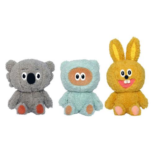 送料無料 たぬきゅんフレンズ ぬいぐるみ 本人サイズ 全3種セット