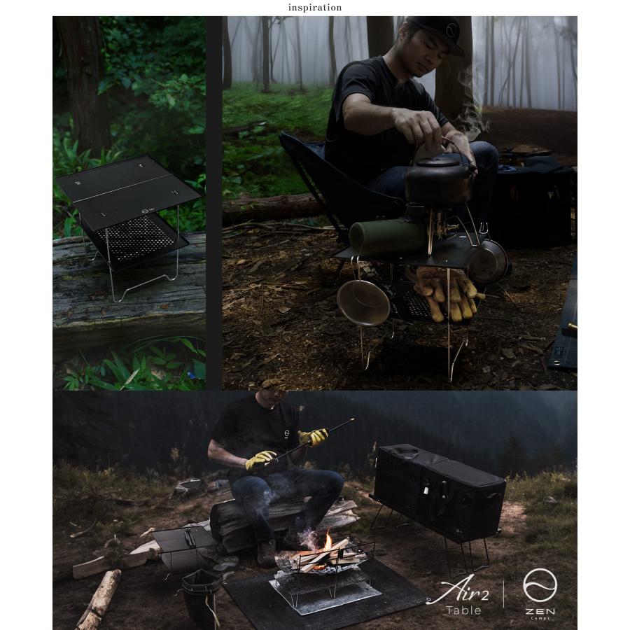 ほぼ未使用】ZEN Camps Air-2 Table ブラック 追加板付 ほぼ未使用