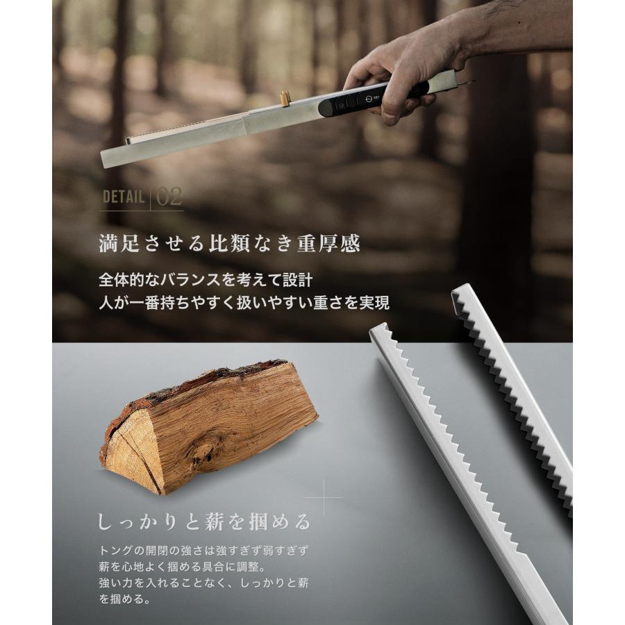 ZEN Camps 火ばさみ 火バサミ 薪バサミ 炭バサミ 火ばさみ トング 伸縮