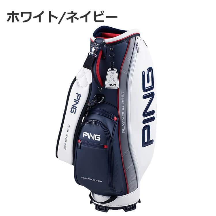 PING（ピン） CB-P2402 ピオリア キャディバッグ ホワイト・ネイビー