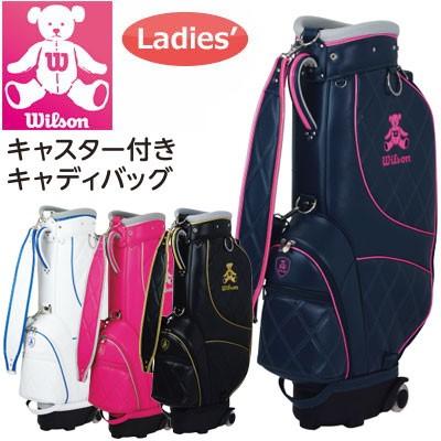 Wilson[ウィルソン] BEAR レディース キャスター付きキャディバッグ