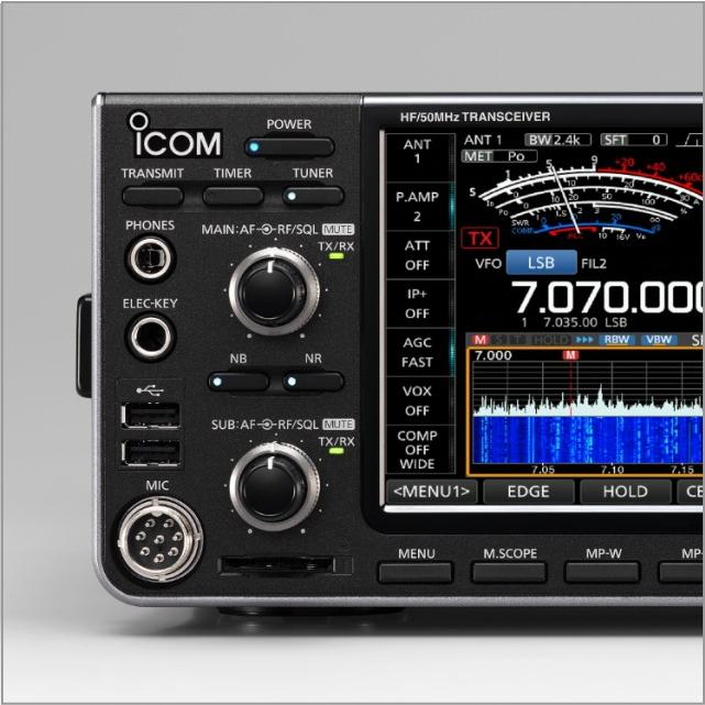 IC-7610 (100W) HF/50MHz(SSB/CW/RTTY/PSK31・63/AM/FM)トランシーバー