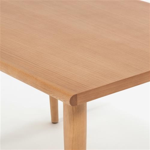 大塚家具 ダイニングテーブル「ユノ3」幅120cm レッドオーク材ホワイト