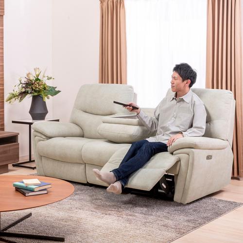 期間限定大特価】ヤマダオリジナル 電動リクライニングソファ