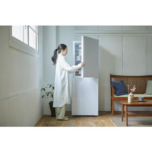 ツインバード HRE923W 2ドア冷凍冷蔵庫 右開き 急速冷蔵機能搭載