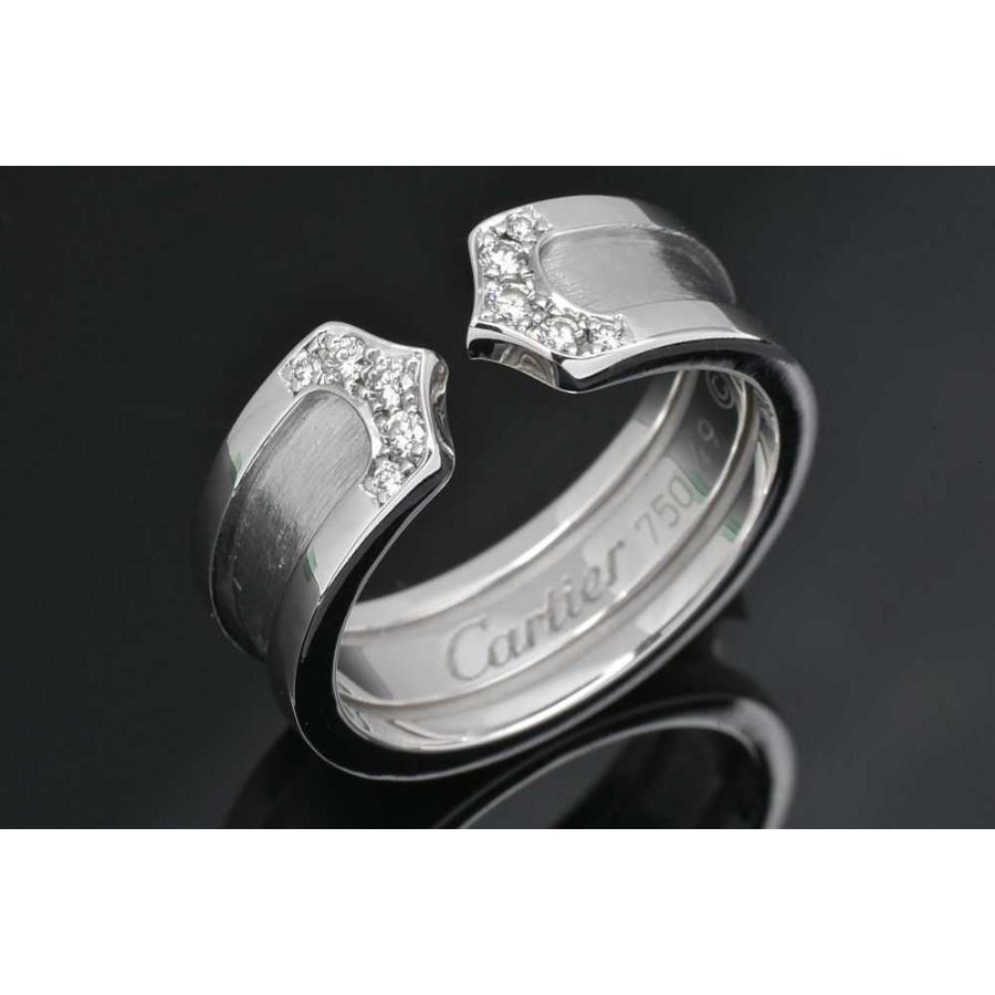 Cartier（カルティエ） C2リング SM 2Cリング ダイヤモンド K18WG
