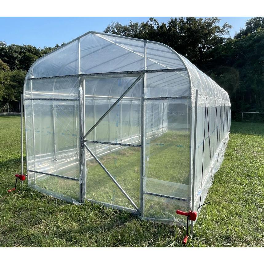 特売] ビニールハウス ヒロガーデン6 スライドドア 換気セット付き 6坪