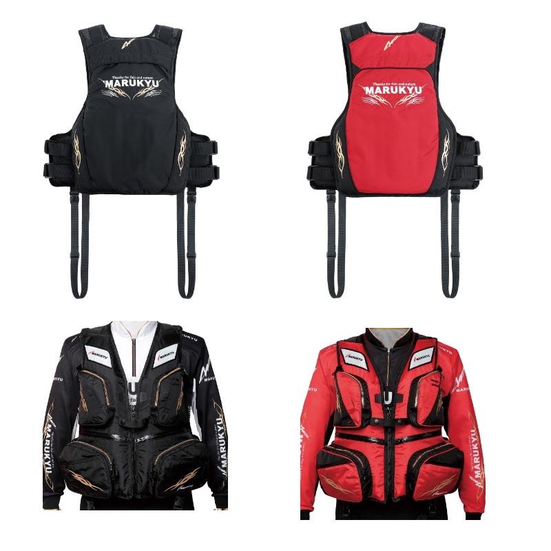 マルキュー PFD03 L2 ライフジャケット L-LL レッド : 釣具のFTO