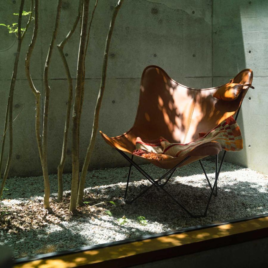 CUERO（クエロ） BKF バタフライチェア マリポサ 正規品 本革 ラウンジ