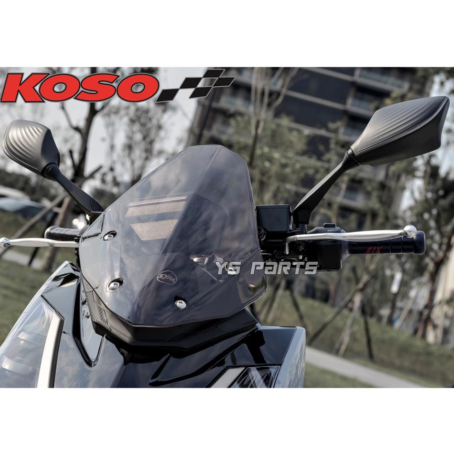 正規品/車検対応]KOSOソアリングミラー ブラック 8mm逆ネジ[クリア