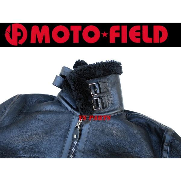 最上級ムートン生地採用】モトフィールドMF-LJ89ムートンB3レザー