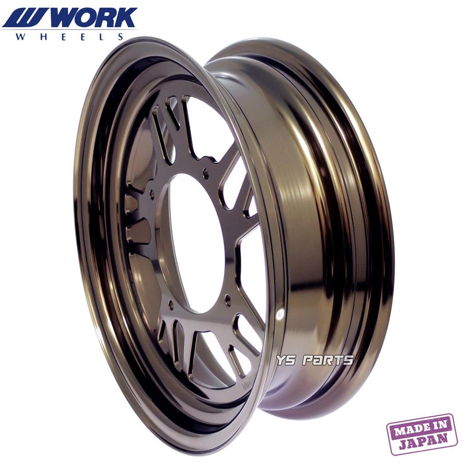 国産品]WORK超軽量/高剛性アルミホイール ブロンズ[タイプGS] ジャイロ