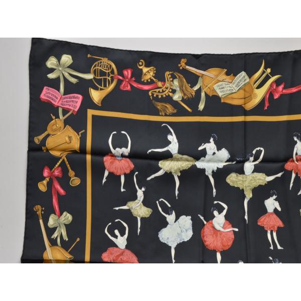 HERMES（エルメス） カレ90 La Dance バレエの踊り子 スカーフ シルク