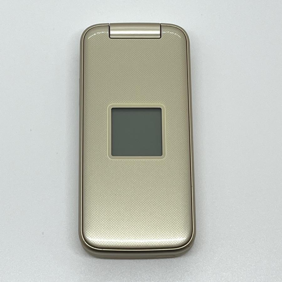 らくらくシリーズ 【美品】らくらくホン F-02J ゴールド ドコモ SIM