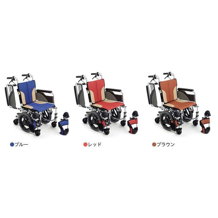 ミキ 車椅子 介助式 MiKi Skit（スキット） SKT-600 スレンダー 室内用