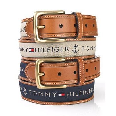 TOMMY HILFIGER（トミー・ヒルフィガー） メンズベルト ブラウン色 本