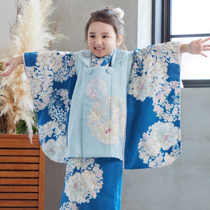 七五三 着物レンタル 3歳 753 ナチュラルビューティー ブランド着物