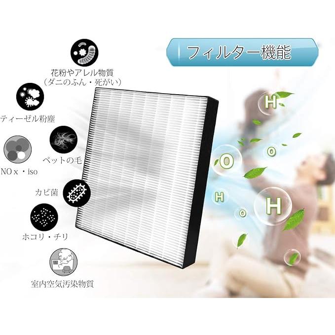 KAFP080B4 空気清浄機用交換フィルター 集塵フィルター MCK55W MC55W