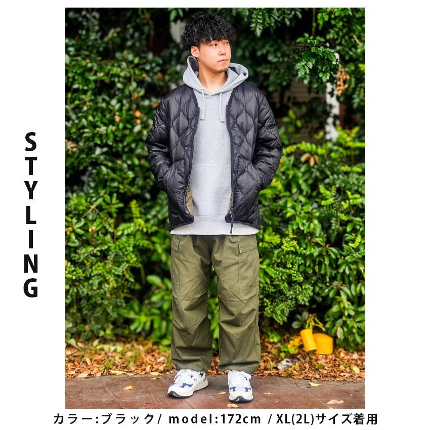 TAION（タイオン） ダウンジャケット メンズ レディース ミリタリー V