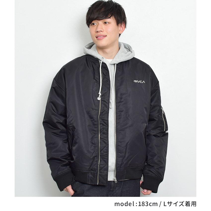 RVCA（ルーカ） ジャケット メンズ ミスターカートゥーン MA-1 エム