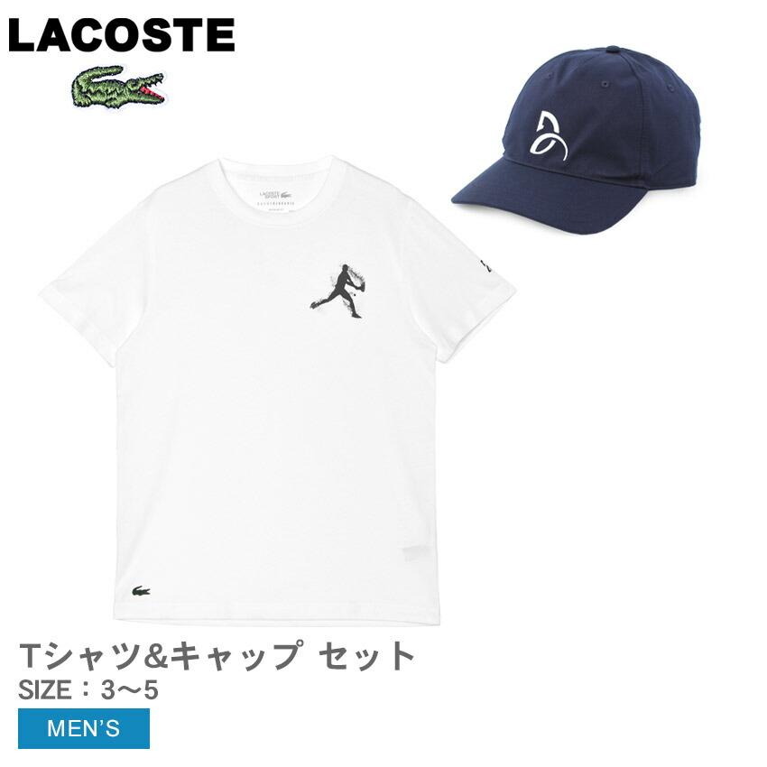 LACOSTE（ラコステ） 半袖Tシャツ キャップ メンズ テニス×ノバク
