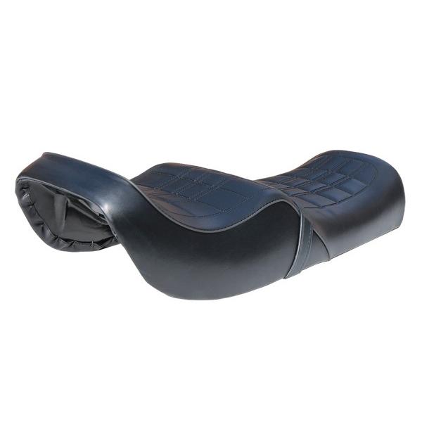 527】Z400FX E4純正パターンアンコ抜きシート ブラック : CHERRYヤフー