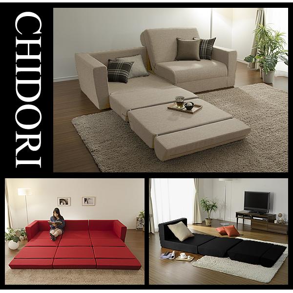 2人掛け ソファベッド ダリアンブラック 2P ワイドソファベッド 日本製