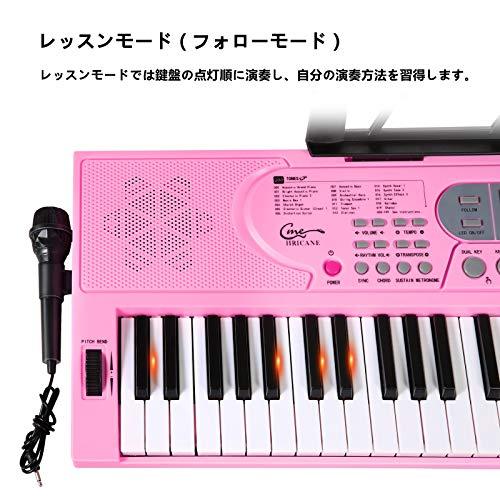 Hricane キーボード ピアノ 電子ピアノ 61鍵盤 200種類音色 200種類