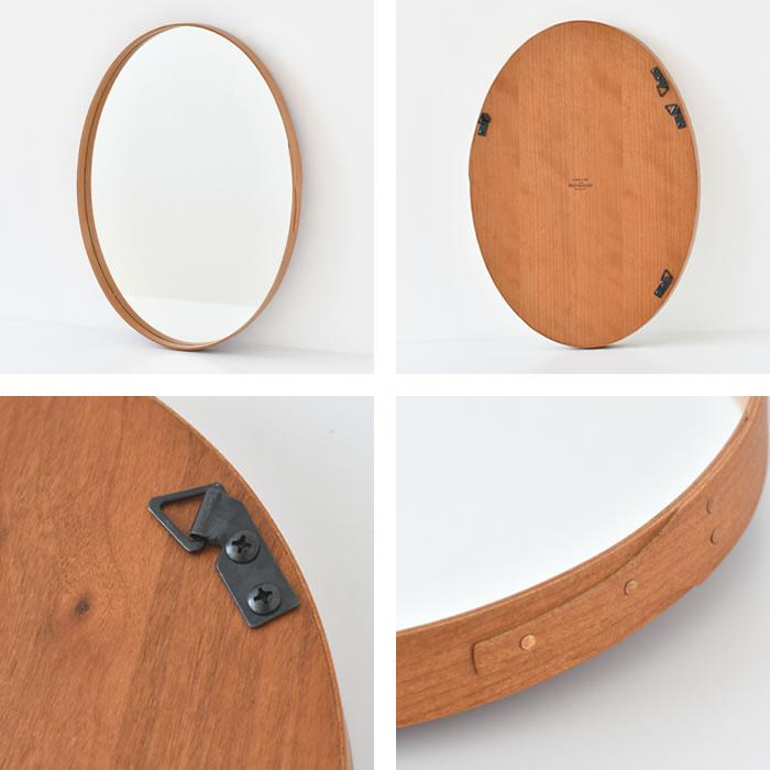 鏡 壁掛け おしゃれ ミラー アクシス シェーカー オーバルミラーL 北欧