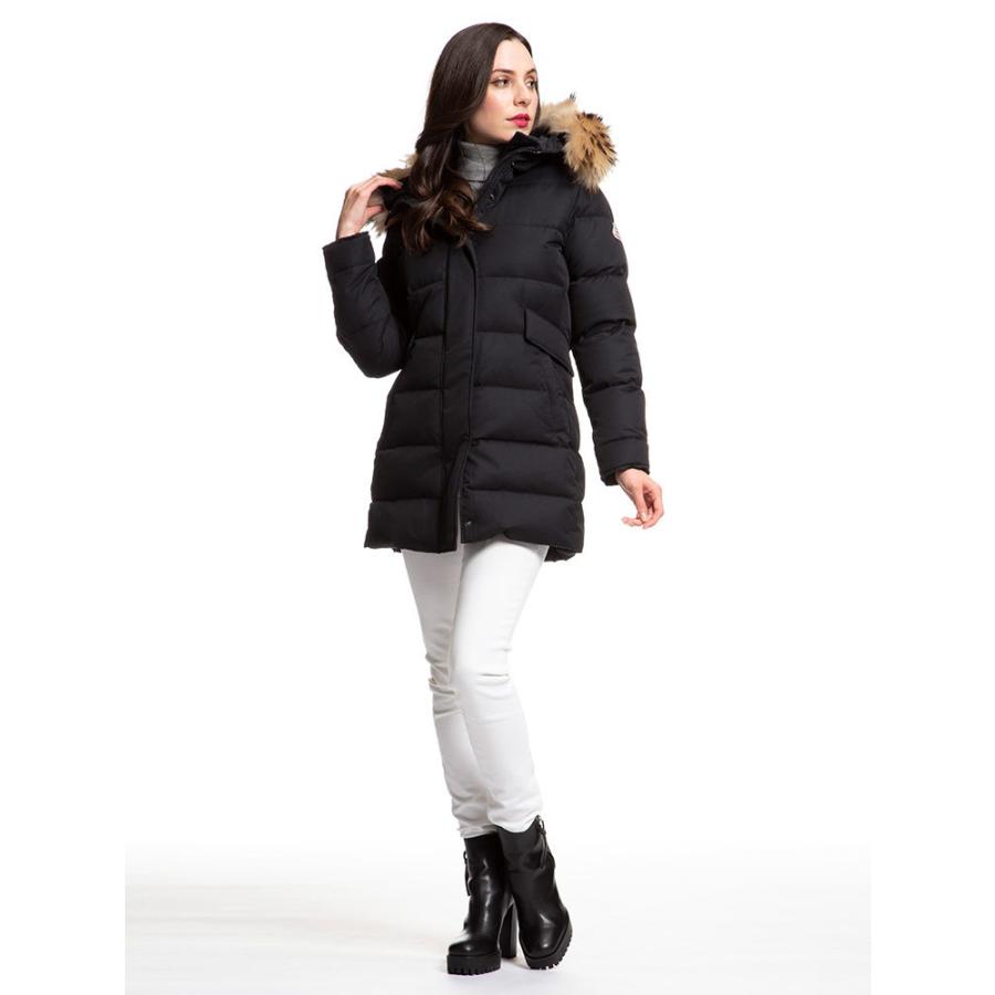 Pyrenex（ピレネックス） リアルファー フード ボタンジップ ダウン