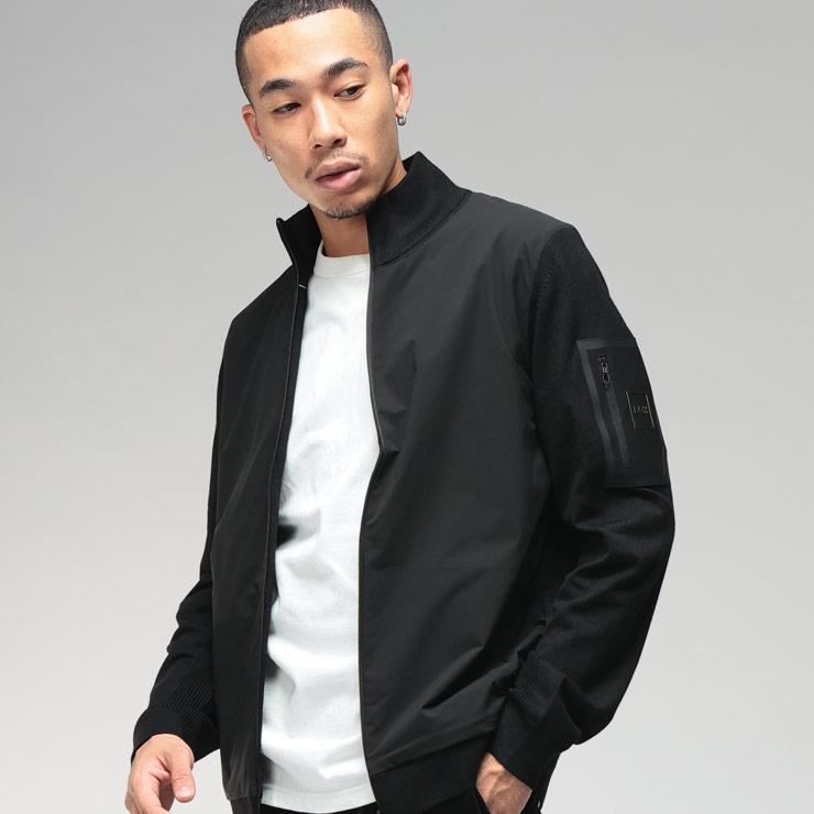 HUGO BOSS（ヒューゴ・ボス） ブルゾン メンズ フロント 切り替え