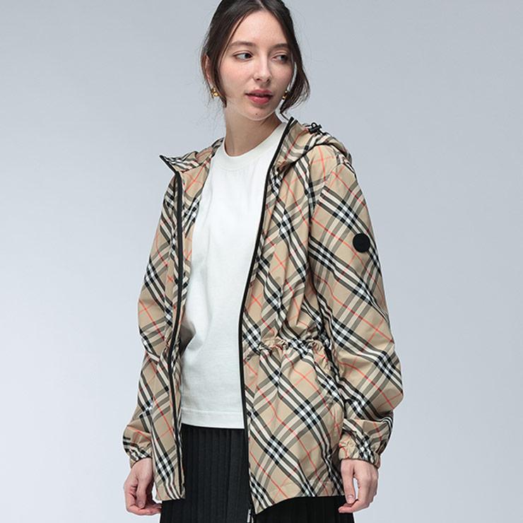 BURBERRY（バーバリー） ブルゾン レディース ロゴ フード クラシカル