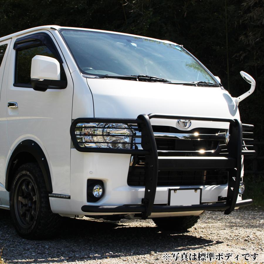 ハイエース グリルガード バンパーガード フロントガード 200系 標準