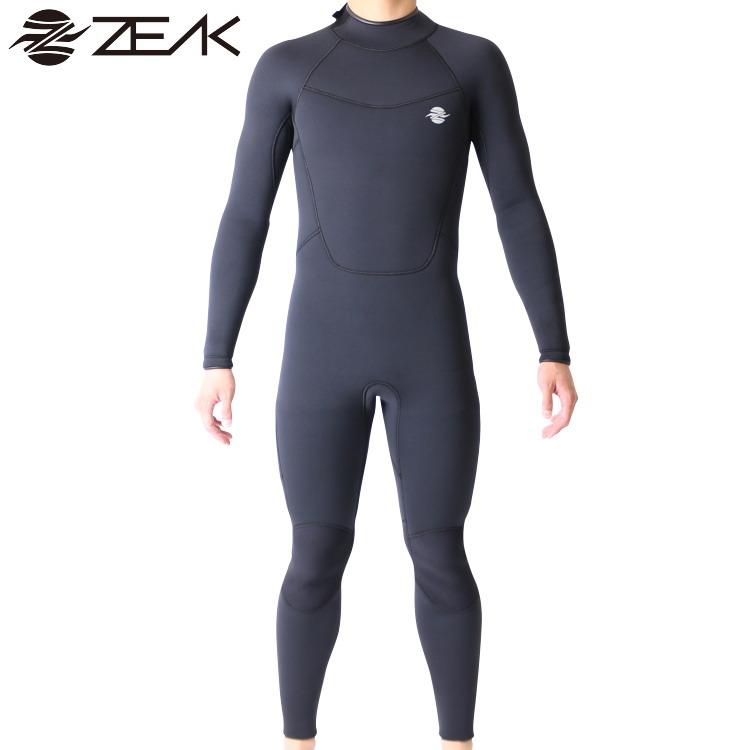 ZEAK(ジーク) セミドライウェットスーツ 男性用 メンズ 6mm / 4mm