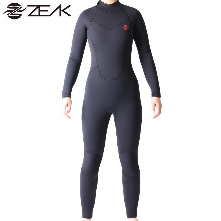 ZEAK(ジーク) セミドライウェットスーツ 女性用 レディース 6mm / 4mm
