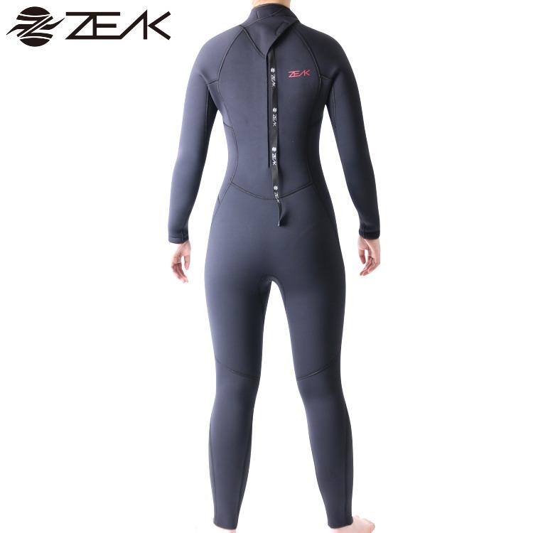 ZEAK(ジーク) セミドライウェットスーツ 女性用 レディース 6mm / 4mm
