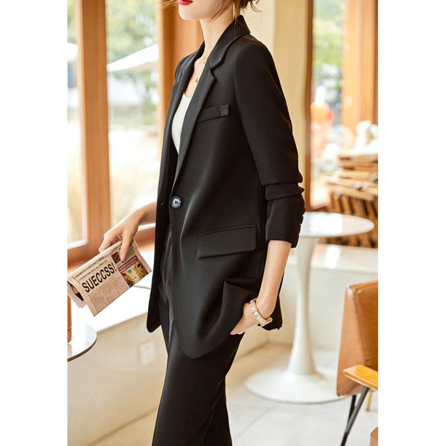 レディーススーツ セットアップ パンツスーツ ビジネススーツ