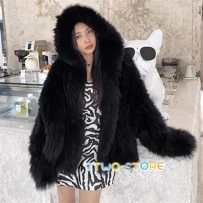 ファーコート フォックスファーコート ファージャケット レディース 冬