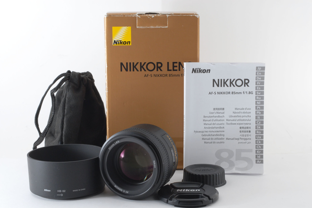 ニコン AF-S NIKKOR 85mm f/1.8G 交換レンズ - 最安値・価格比較