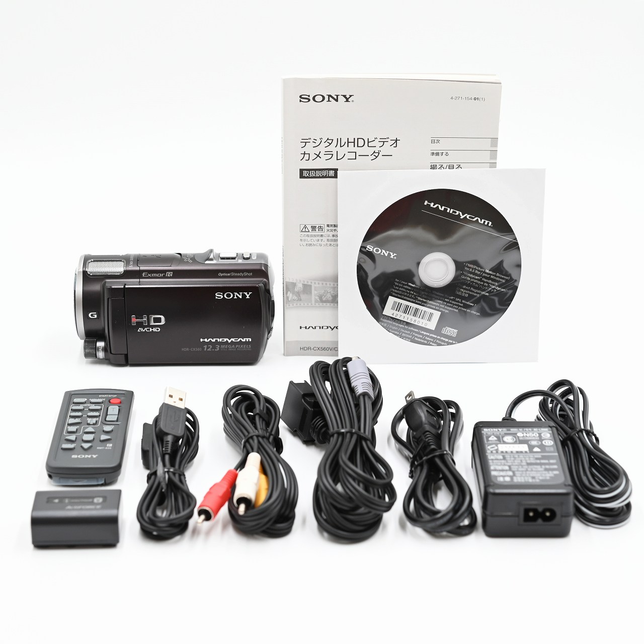 ソニー Handycam HDR-CX560V/B （ブラック） ビデオカメラ本体 - 最