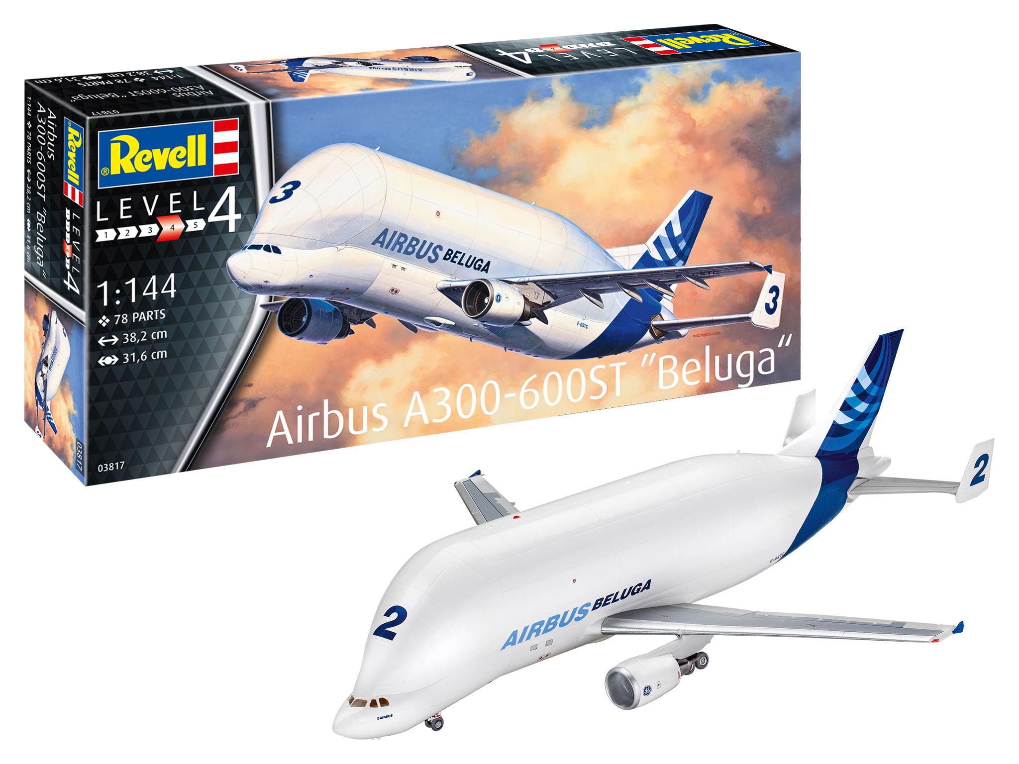 1/144 エアバス A300-600ST “ベルーガ プラモデル [ドイツレベル