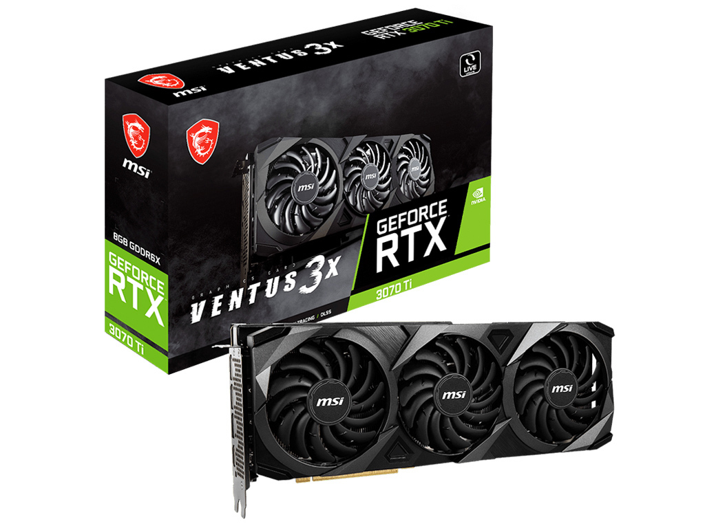 MSI GeForce RTX 3070 Ti VENTUS 3X 8G OC グラフィックボード、ビデオ