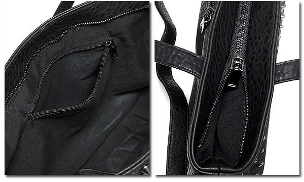 トートバッグ メンズ スカル スタッズ ショルダーバッグ フェイク