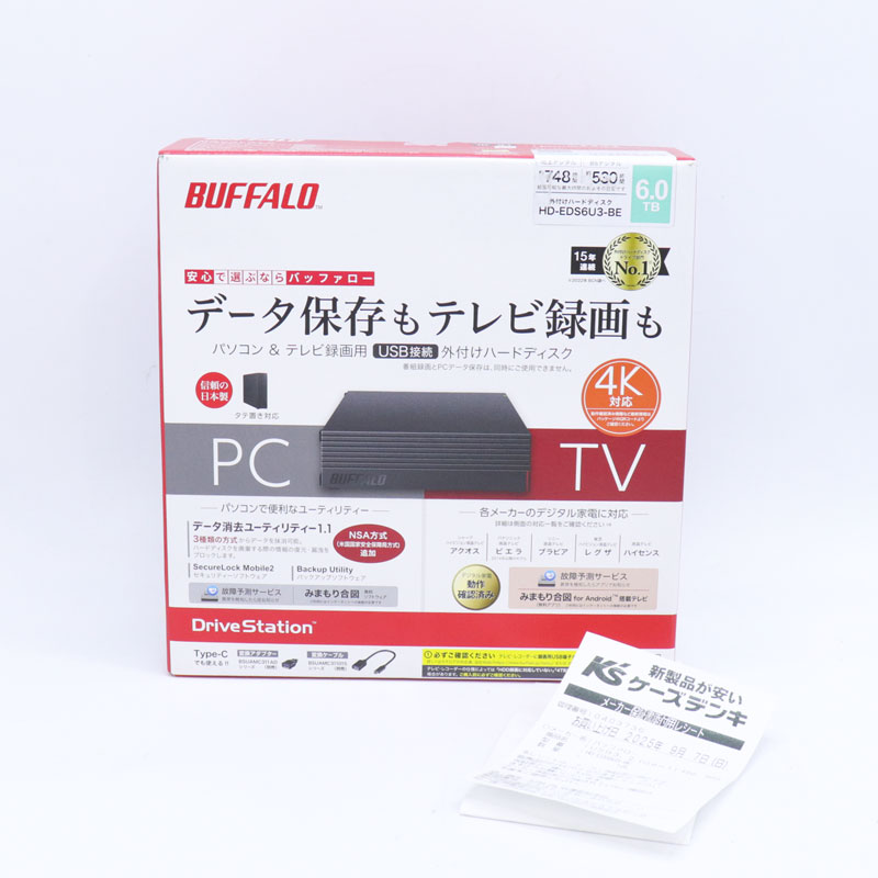 BUFFALO HD-PCG1.0U3-BBA HDD、ハードディスクドライブ - 最安値・価格