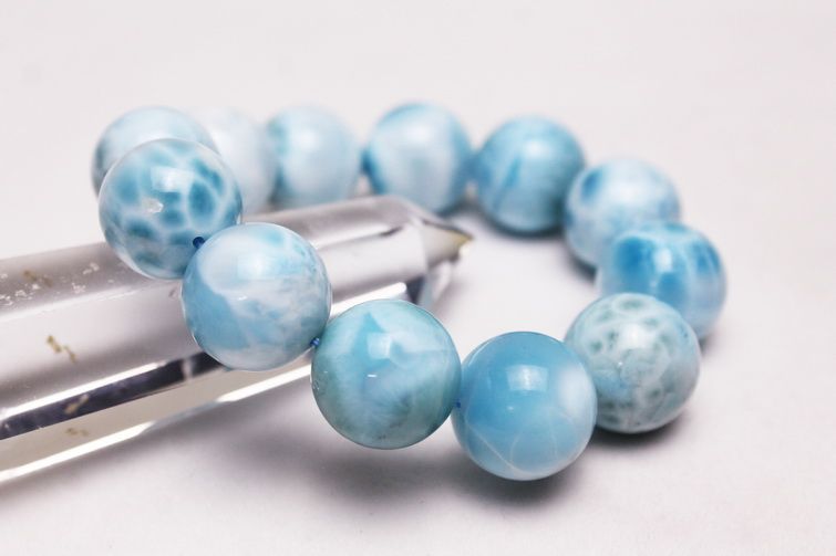 ラリマー ブレスレット 17mm [L2-432]