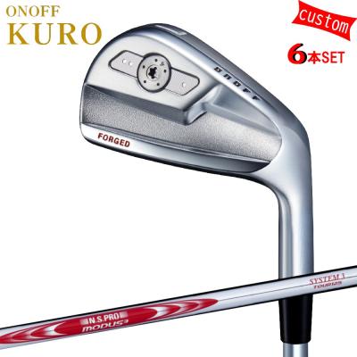 KURO（オノフ） アイアンセット（セット本数：6本セット）｜クラブ