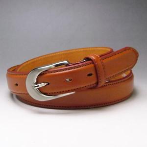 姫路レザー 本革 日本製 ビジネス ベルト 30mm 53 ワインレッド 新品